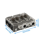 DURAFORCE New Kubota Z751 Z750 Cylinder Head Assembly & Full Gasket Set Complete