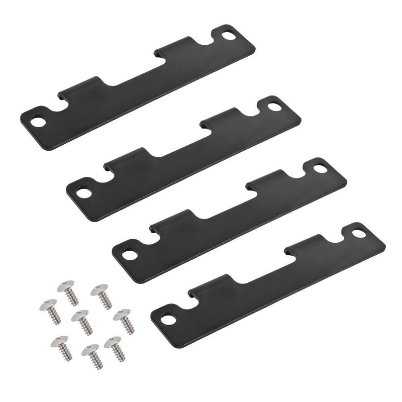 DURAFORCE Yamaha Rhino 450 Tailgate Hinge Plates + Screws 2006-2009 YXR450 Replacement