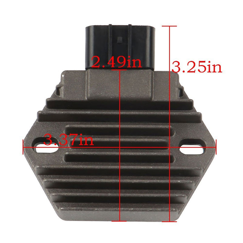 DURAFORCE Honda TRX350TE/TM 00-06 Rectifier Starter Solenoid Ignition Coil Spark Plug Set