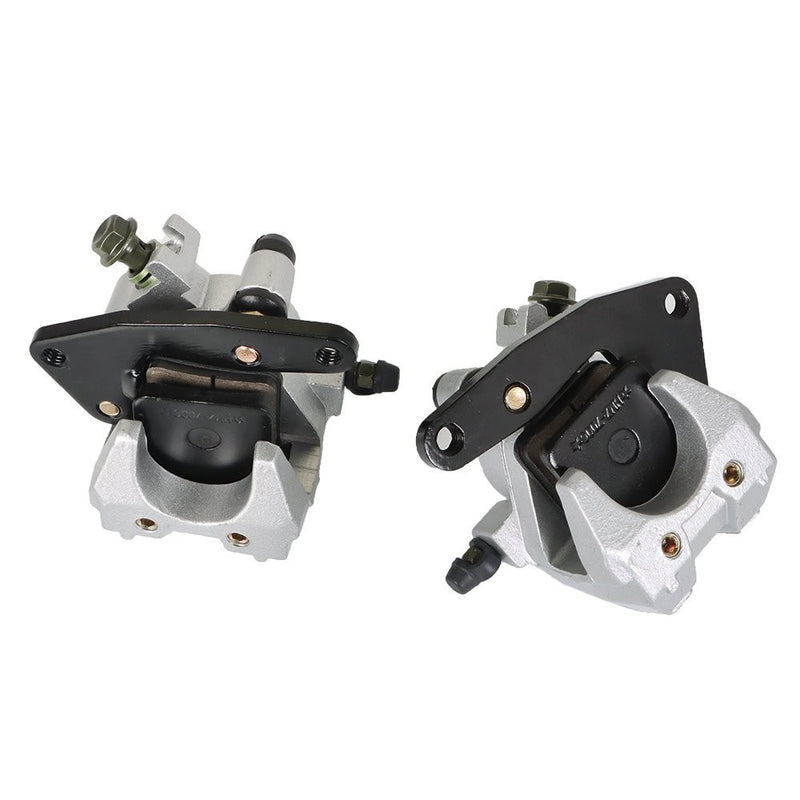 DURAFORCE Yamaha Grizzly 350 2007-2012 Front Brake Calipers & Rotors Set YFM350G