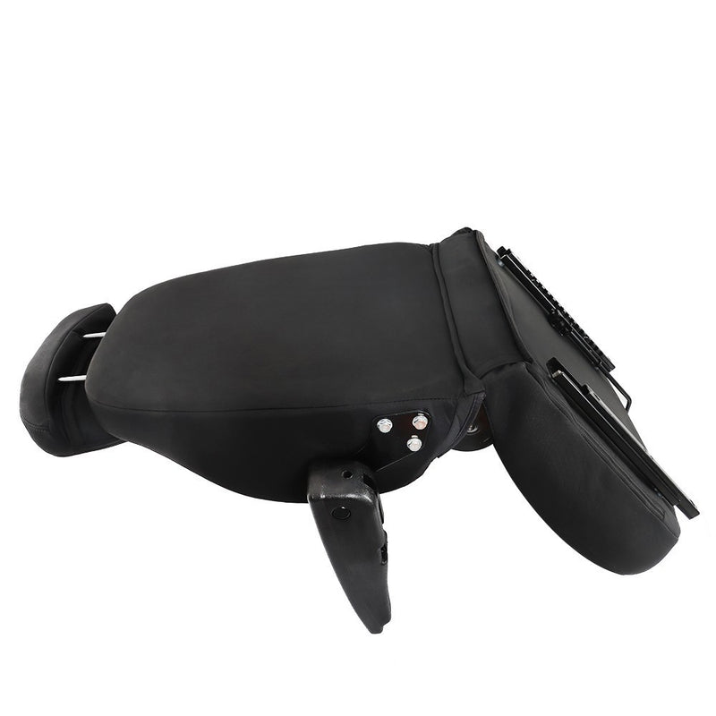 DURAFORCE Black Seat Assembly for New Holland Loader Backhoe - High Quality Replacement
