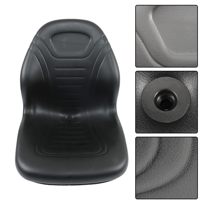 DURAFORCE New Skid Steer Black Bucket Seat for John Deere 240 250 315 328D 332 7775