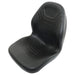 DURAFORCE New Skid Steer Black Bucket Seat for John Deere 240 250 315 328D 332 7775