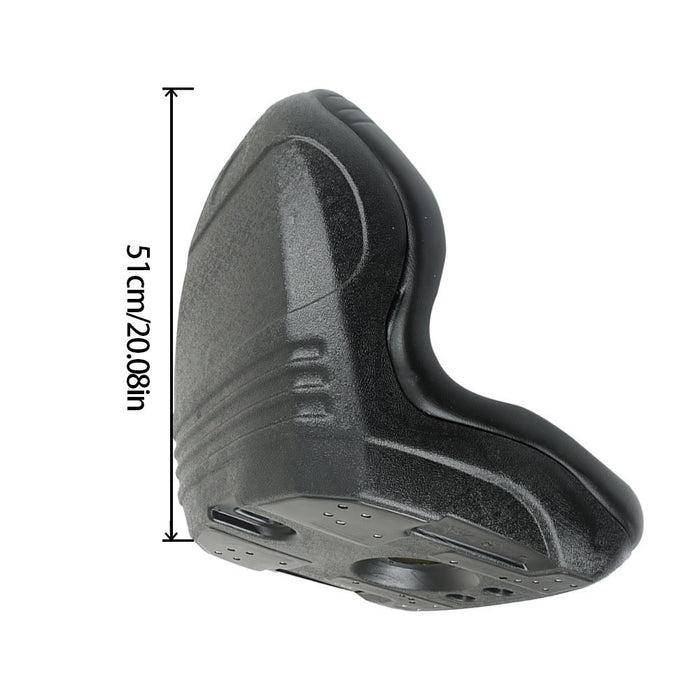 DURAFORCE New Skid Steer Black Bucket Seat for John Deere 240 250 315 328D 332 7775