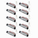 DURAFORCE 10PCS White Waterproof Marine Boat Stern Transom Lights 12V-24V 6LED