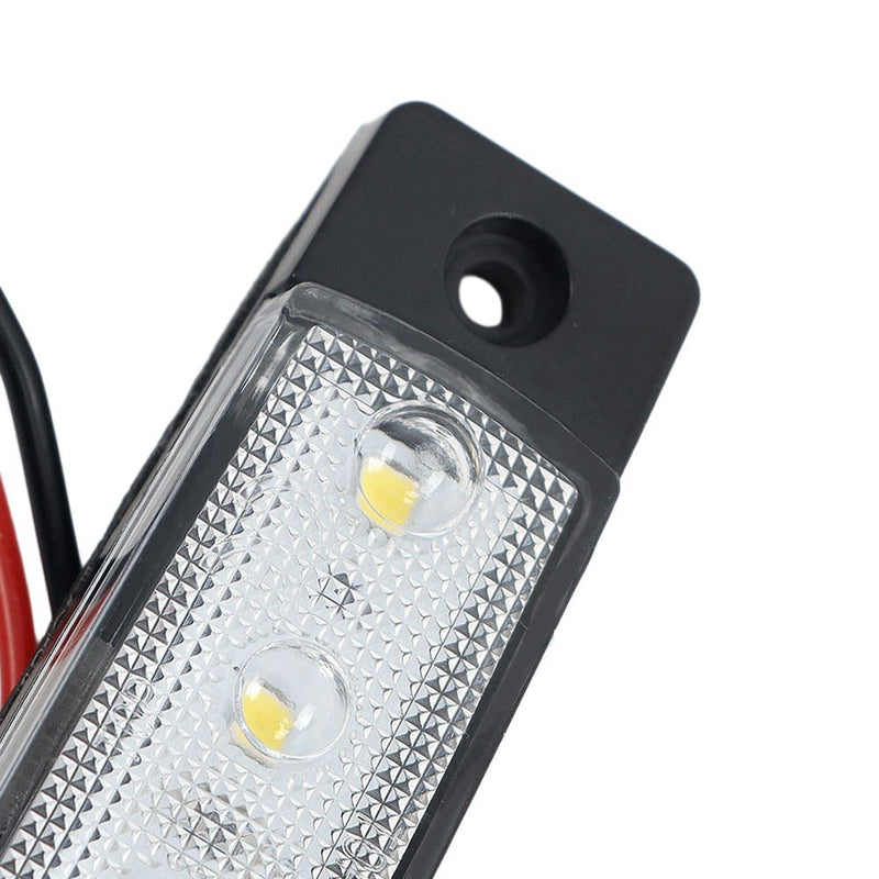 DURAFORCE 10PCS White Waterproof Marine Boat Stern Transom Lights 12V-24V 6LED