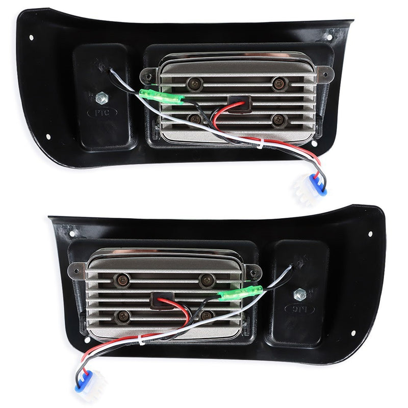 DURAFORCE 12V LED Headlights & Tail Lights Kit Adjustable for Club Car DS G&E 1993+