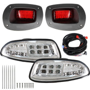 DURAFORCE Golf Cart LED Headlight & Tail Light Kit Deluxe Street 2008-2015 All Models