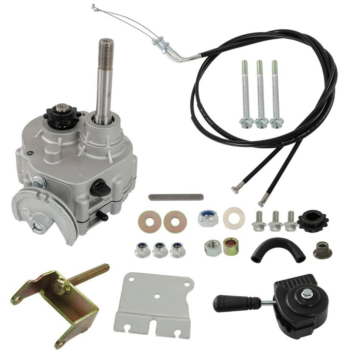 Forward Reverse Gearbox 2hp-7hp Engine 41p 10t/12t Tav30 Go Kart Gear ...