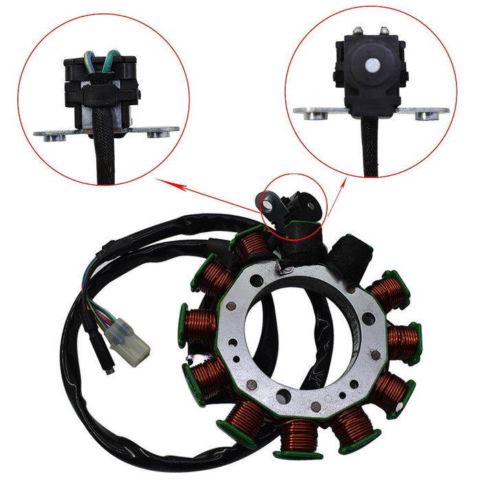 DURAFORCE 1999-2008 Honda TRX400EX Stator & Gasket ATV Magneto Sportrax Replacement US