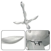 DURAFORCE 3.2kg White Folding Grapnel Anchor for Boat Marine Kayak - 1PCS Set