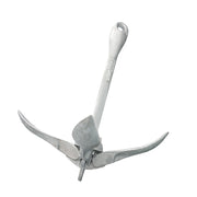 DURAFORCE 3.2kg White Folding Grapnel Anchor for Boat Marine Kayak - 1PCS Set