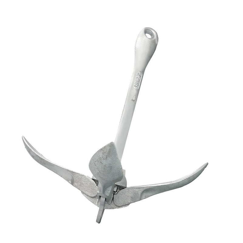 DURAFORCE 3.2kg White Folding Grapnel Anchor for Boat Marine Kayak - 1PCS Set