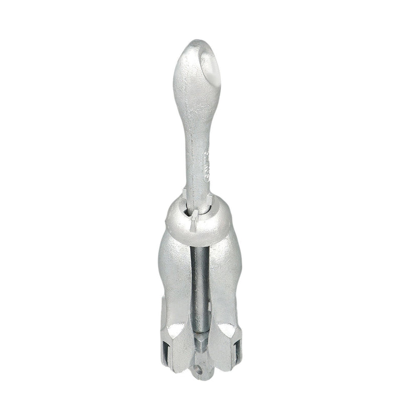 DURAFORCE 3.2kg White Folding Grapnel Anchor for Boat Marine Kayak - 1PCS Set