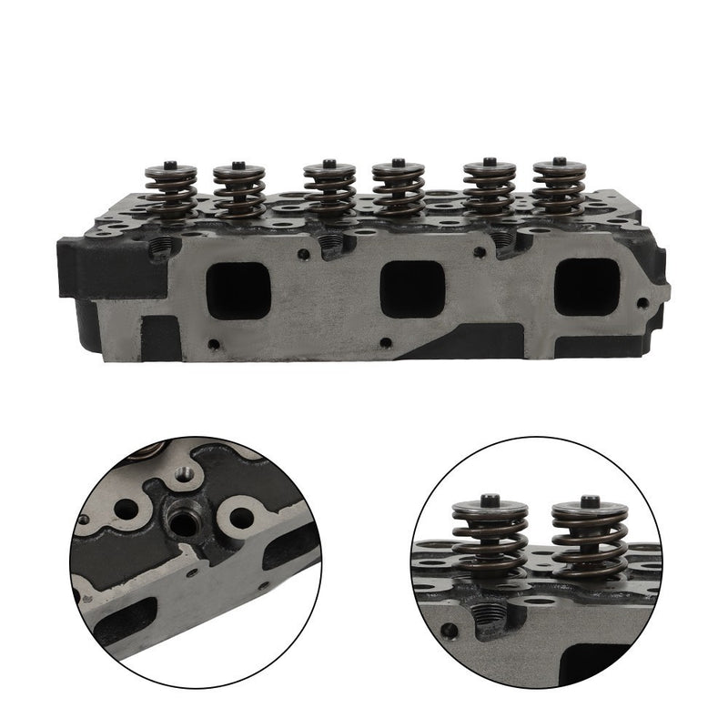 DURAFORCE Kubota L2900 L3000 L3010 Cylinder Head Full with Gasket D1503 Replacement