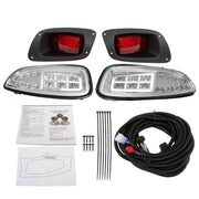 DURAFORCE EZGO RXV Golf Cart Full LED Light Kit Headlights & Tail Lights 2016+