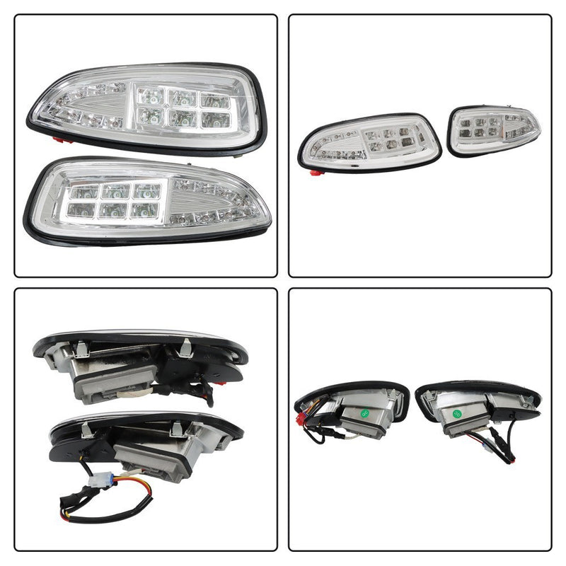 DURAFORCE EZGO RXV Golf Cart Full LED Light Kit Headlights & Tail Lights 2016+