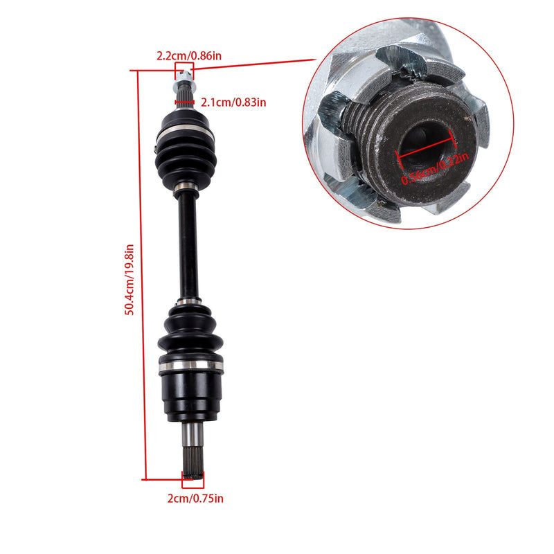 DURAFORCE Front Left CV Axle Drive Shaft for Honda FourTrax Rincon 650 680 44350-HN8-A43