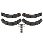 DURAFORCE 4pcs Fender Flares for Yamaha Drive G29 Golf Cart - Front & Rear Set