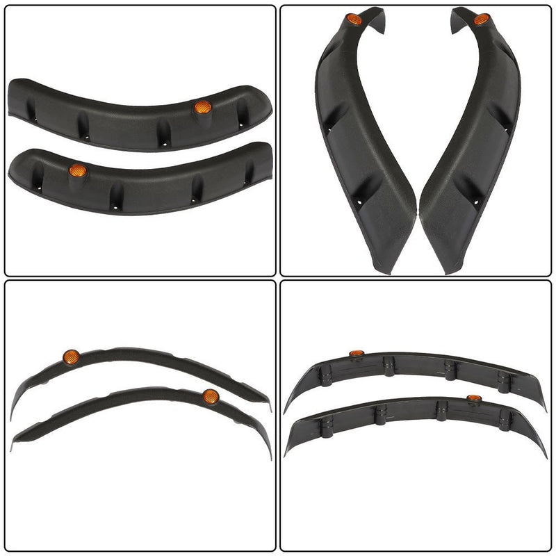 DURAFORCE 4pcs Fender Flares for Yamaha Drive G29 Golf Cart - Front & Rear Set