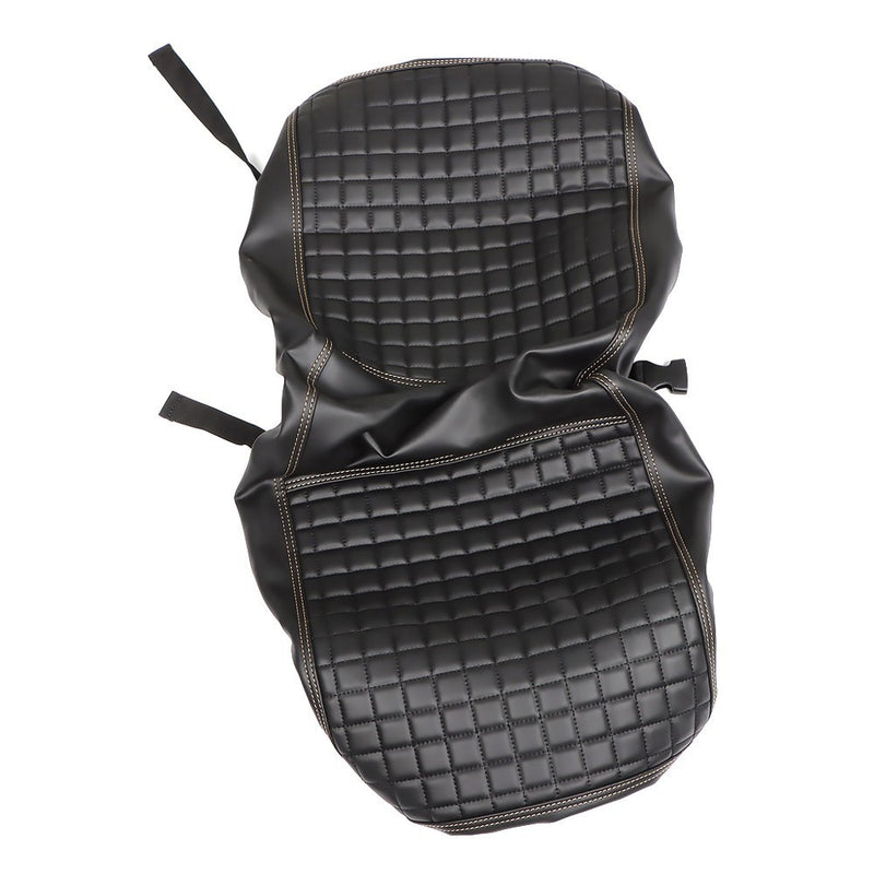 DURAFORCE Black Universal Rear Seat Cover Kit for Club Car EZGO Yamaha Golf Cart