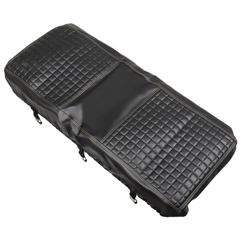 DURAFORCE Black Universal Rear Seat Cover Kit for Club Car EZGO Yamaha Golf Cart