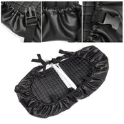 DURAFORCE Black Universal Rear Seat Cover Kit for Club Car EZGO Yamaha Golf Cart