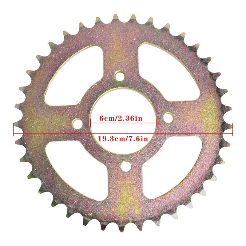 DURAFORCE 44" ATV Go Kart Rear Live Axle Kit Sprocket Brake Wheel Hub Quad Fit