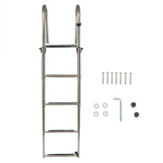 DURAFORCE 4-Step Stainless Steel Telescoping Boat Ladder Foldable Premium New