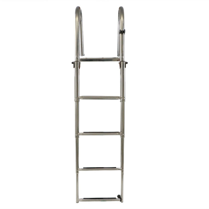DURAFORCE 4-Step Stainless Steel Telescoping Boat Ladder Foldable Premium New