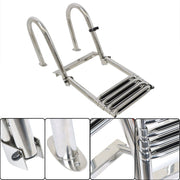 DURAFORCE 4-Step Stainless Steel Telescoping Boat Ladder Foldable Premium New