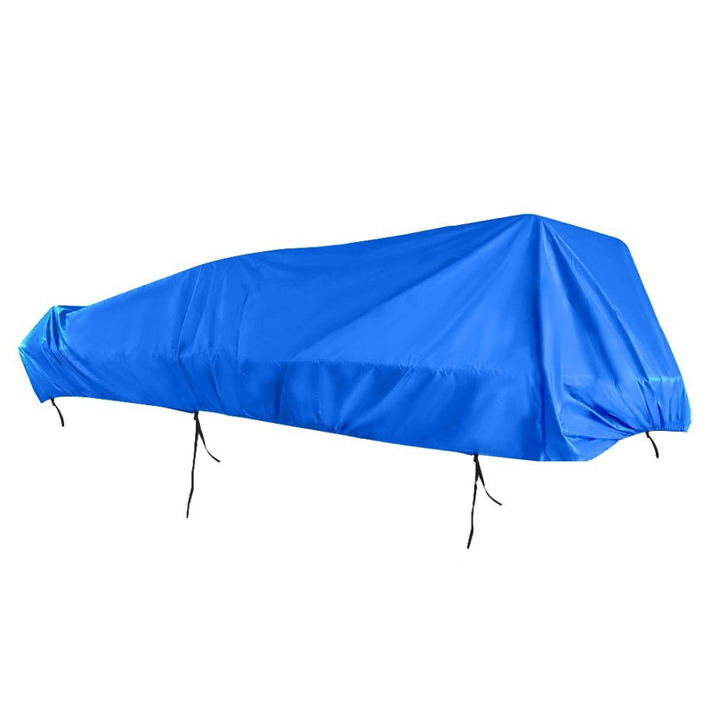 DURAFORCE Waterproof Boat Cover 21-24ft Trailerable Pontoon Dark Blue 102" Beam
