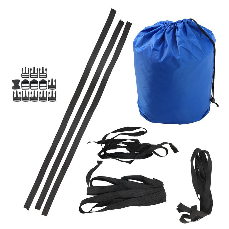 DURAFORCE Dark Blue Waterproof Boat Cover 21-24' Trailerable Pontoon Beam 102