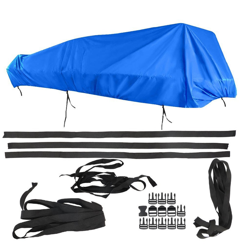 DURAFORCE Dark Blue Waterproof Boat Cover 21-24' Trailerable Pontoon Beam 102
