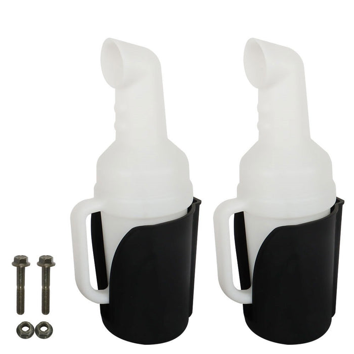 DURAFORCE 2× Universal Sand Bottles with Handle & Holder for E-Z-GO Yamaha Golf Cart
