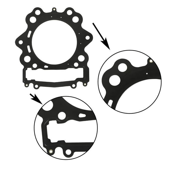 DURAFORCE 2007-2013 Yamaha Rhino Grizzly Viking 700 Crankshaft Gasket ATV Fit