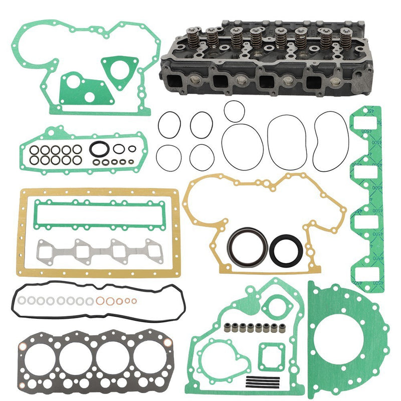 DURAFORCE New Mitsubishi S4S Engine Cylinder Head Assembly with Full Gasket Set Complete