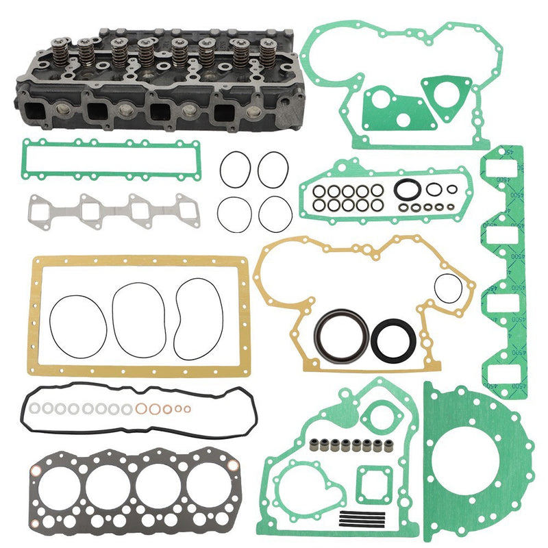 DURAFORCE New Mitsubishi S4S Engine Cylinder Head Assembly with Full Gasket Set Complete
