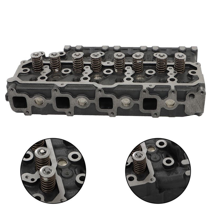 DURAFORCE New Mitsubishi S4S Engine Cylinder Head Assembly with Full Gasket Set Complete