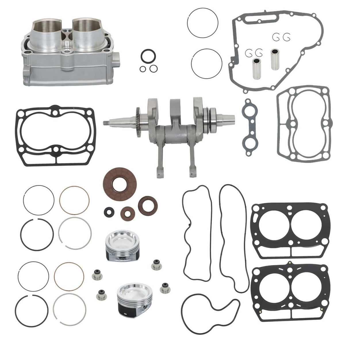 Polaris Sportsman RZR Ranger 800 Engine Rebuild Kit Crankshaft Cylinde ...