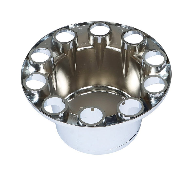 DURAFORCE 4× 33MM Chrome Rear Wheel Axle Hub Nut Covers Semi ABS Plastic Kit