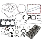 DURAFORCE Kubota D1105 Engine Cylinder Head & Full Gasket Kit Compatible Replacement