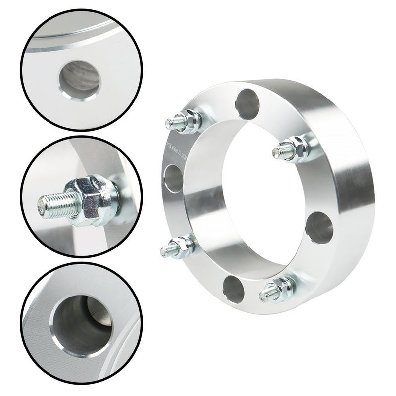 DURAFORCE 4x Wheel Spacers 4x156 2" 131mm 3/8"-24 for Kawasaki 300B Lakota 1995-2000