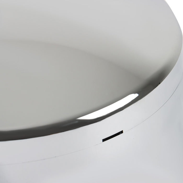 DURAFORCE 2 Pairs Chrome Flat Head Lug Nuts 33mm Semi Truck Rear Wheel Hubcap Kit