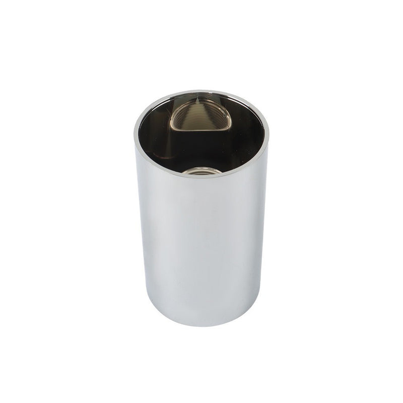 DURAFORCE Set of 4 Chrome 33mm Flat Head Rear Lug Nuts Semi Truck Hubcap Kit