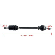 DURAFORCE Polaris RZR S 800 Rear Right & Left CV Joint Axle Complete 09-14