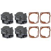 DURAFORCE 4pcs Carburetor Float Bowl Chamber for Johnson Evinrude 433000 0433000