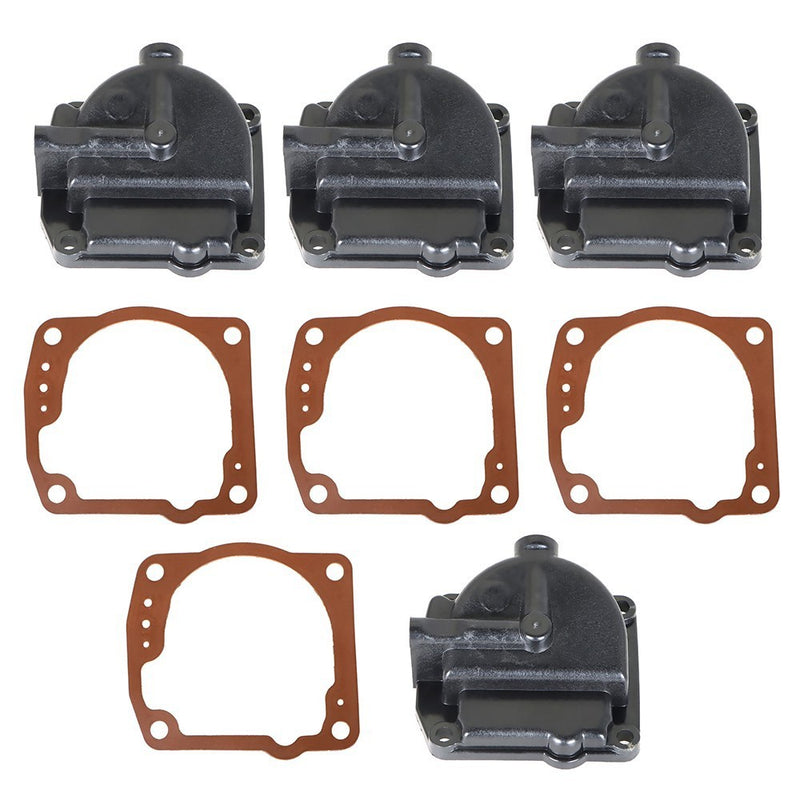 DURAFORCE 4pcs Carburetor Float Bowl Chamber for Johnson Evinrude 433000 0433000