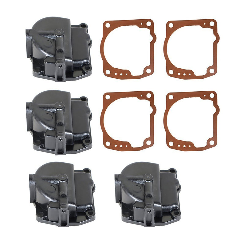 DURAFORCE 4pcs Carburetor Float Bowl Chamber for Johnson Evinrude 433000 0433000