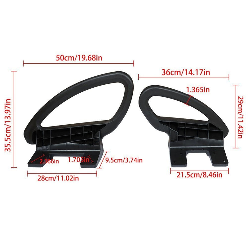 DURAFORCE Black Hip Restraint Kit for 2012+ Club Car Precedent Tempo Onward 103833901